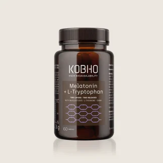 KOBHO Melatonina + L- Triptófano. 60 caps